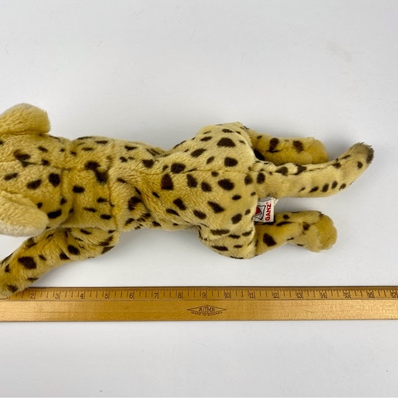 Ganz Cheetah 18" Plush H11951 Stuffed Animal Gold Black Spots Toy Wildcat VTG - Picture 5 of 8